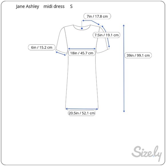 Jane Ashley 90's Y2K 100% Cotton Casual Midi Shift Dress Summer Beachy Wear sz S - Picture 10 of 10